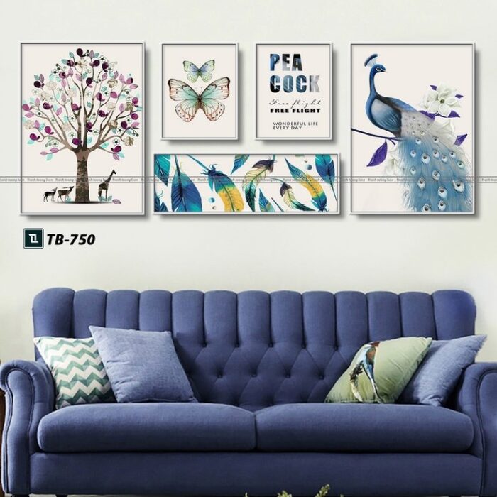 tranh canvas hiện đại cho phòng khách