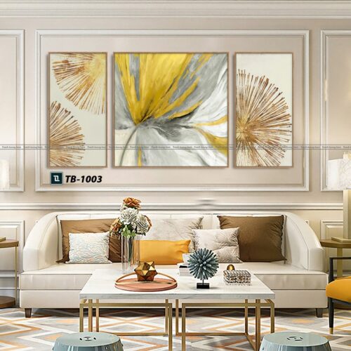 tranh canvas trừu tượng cho phòng làm việc