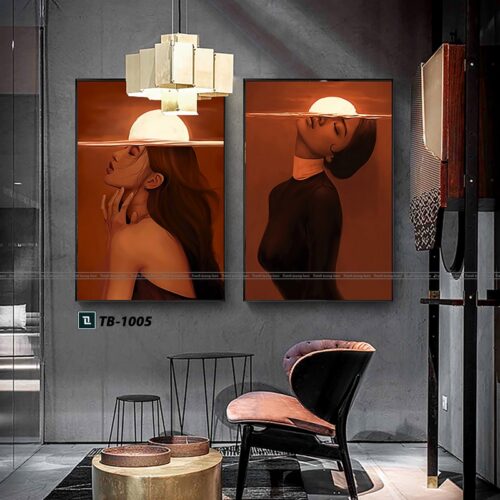 tranh canvas trừu tượng cho phòng làm việc