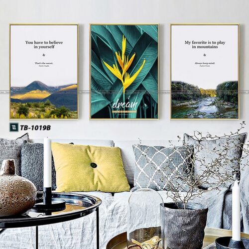 tranh canvas hiện đại cho phòng khách