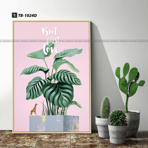 tranh canvas tropical phòng khách