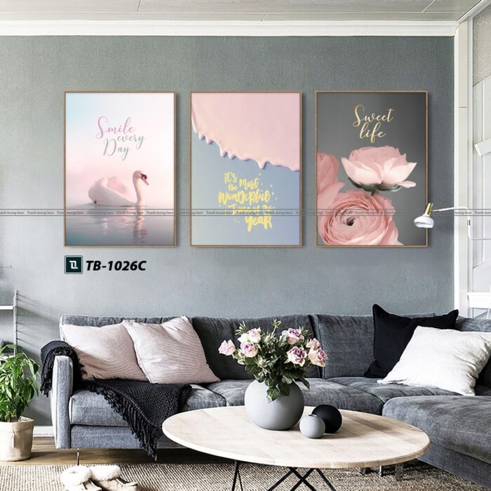 tranh canvas hiện đại cho phòng khách