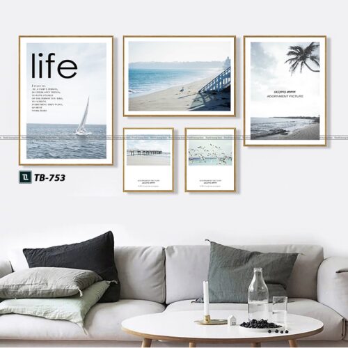 tranh canvas hiện đại cho phòng khách
