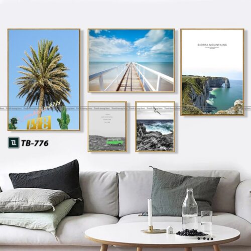 tranh canvas hiện đại cho phòng khách