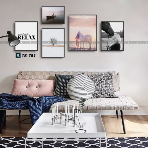 tranh canvas hiện đại cho phòng khách