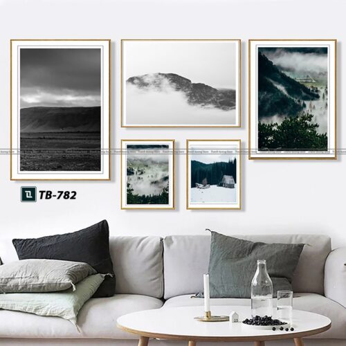 tranh canvas hiện đại cho phòng khách