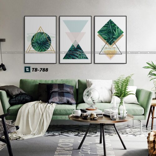 tranh canvas hiện đại cho phòng khách