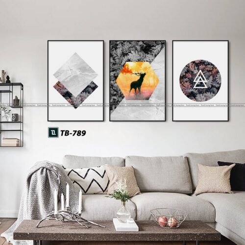 tranh canvas hiện đại cho phòng khách