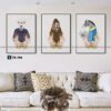 tranh canvas hiện đại cho phòng khách