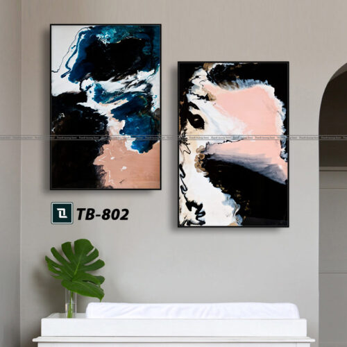 tranh canvas trừu tượng cho phòng làm việc
