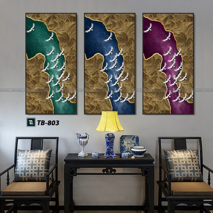 tranh canvas trừu tượng cho phòng làm việc