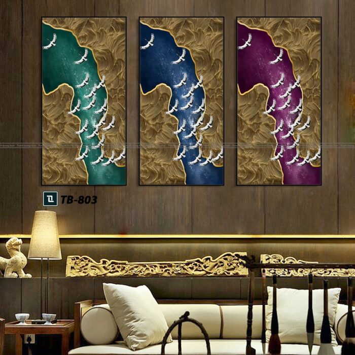tranh canvas trừu tượng cho phòng làm việc