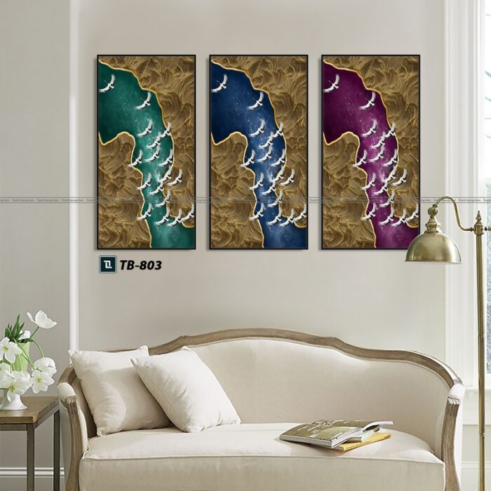 tranh canvas trừu tượng cho phòng làm việc