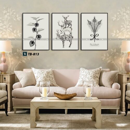 tranh canvas hiện đại cho phòng khách