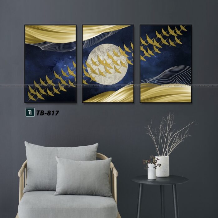 tranh canvas trừu tượng cho phòng làm việc
