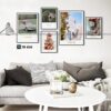 tranh canvas hiện đại cho phòng khách
