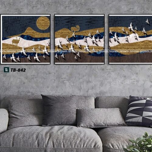 tranh canvas trừu tượng cho phòng làm việc