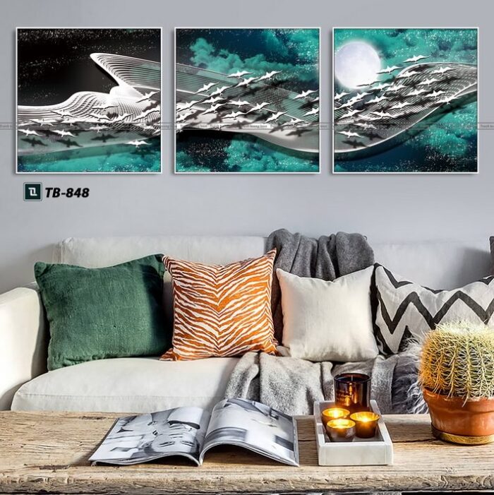 tranh canvas trừu tượng cho phòng làm việc