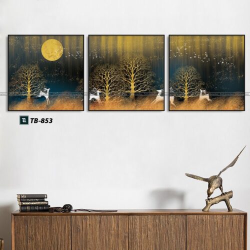 tranh canvas trừu tượng cho phòng làm việc