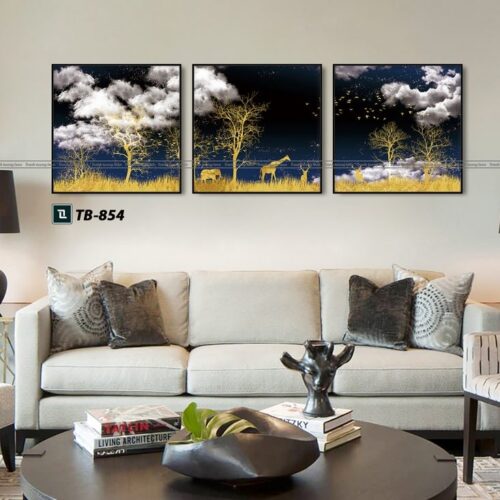 tranh canvas hiện đại cho phòng khách