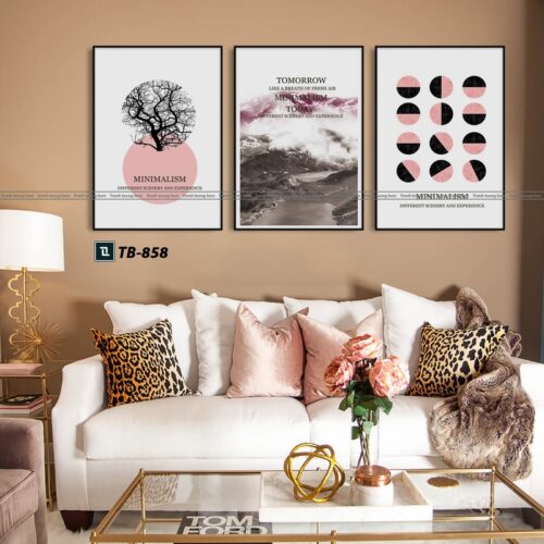 tranh canvas hiện đại cho phòng khách