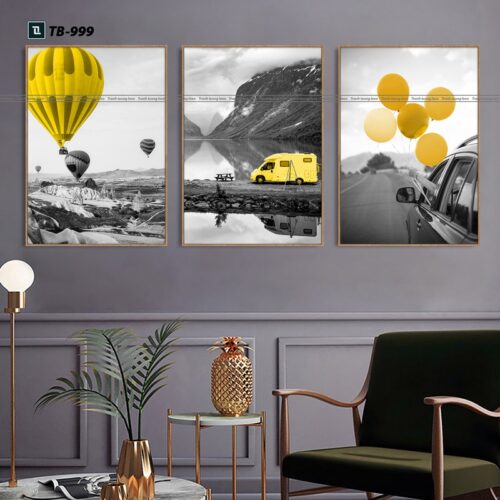 tranh canvas hiện đại cho phòng khách