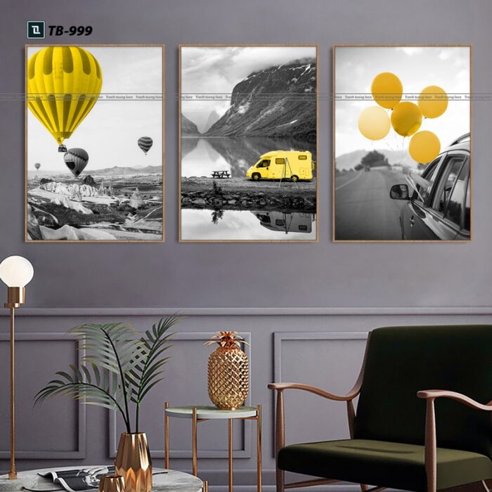 tranh canvas hiện đại cho phòng khách