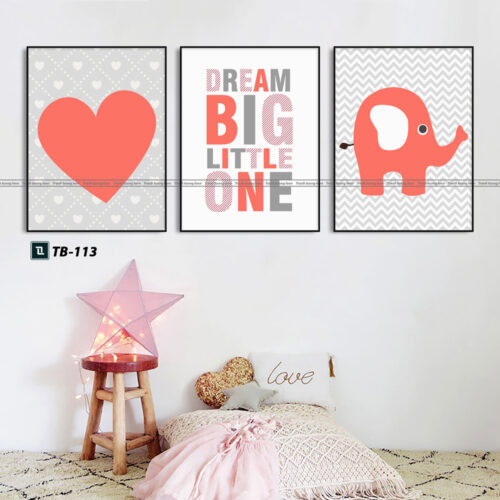 tranh canvas cho phòng của bé