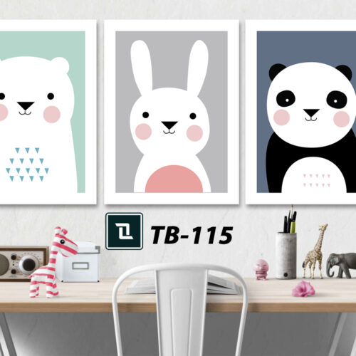 tranh canvas cho phòng của bé
