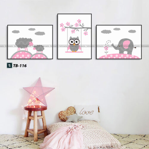 tranh canvas cho phòng của bé