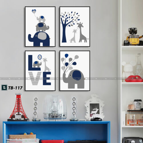 tranh canvas cho phòng của bé