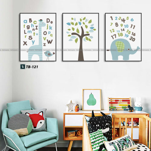 tranh canvas cho phòng của bé