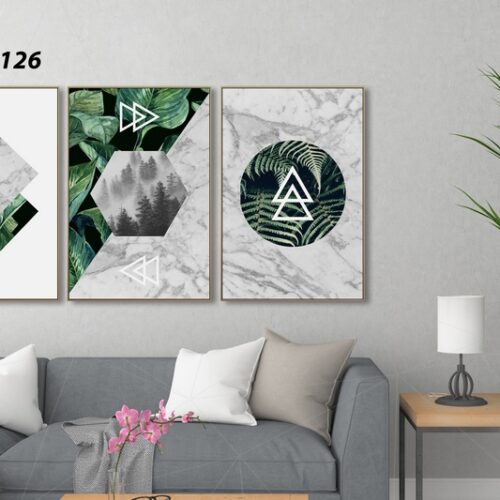 tranh canvas hiện đại cho phòng khách