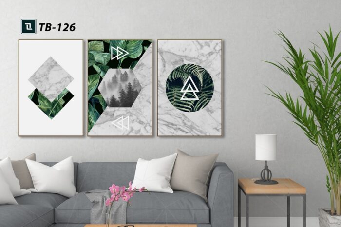 tranh canvas hiện đại cho phòng khách