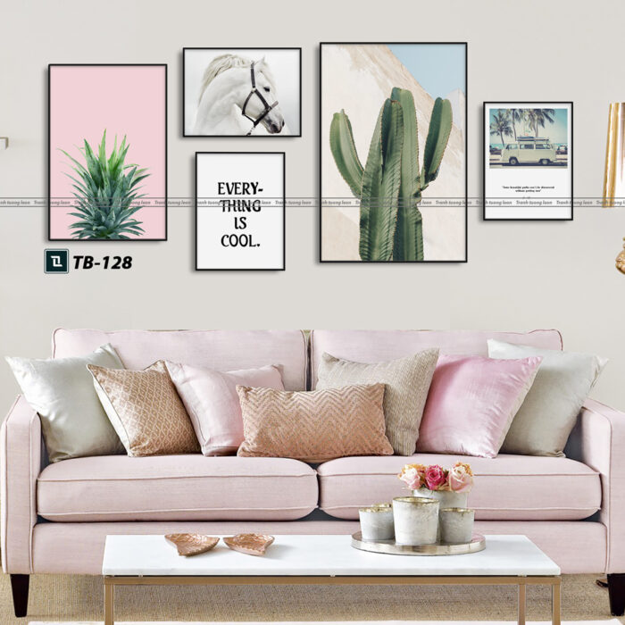 tranh canvas hiện đại cho phòng khách