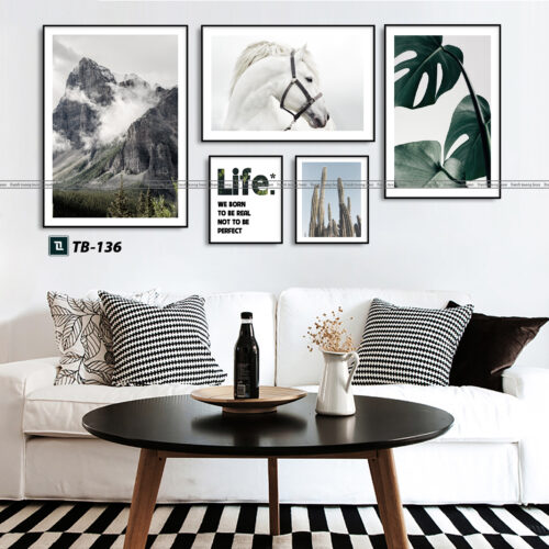 tranh canvas hiện đại cho phòng khách
