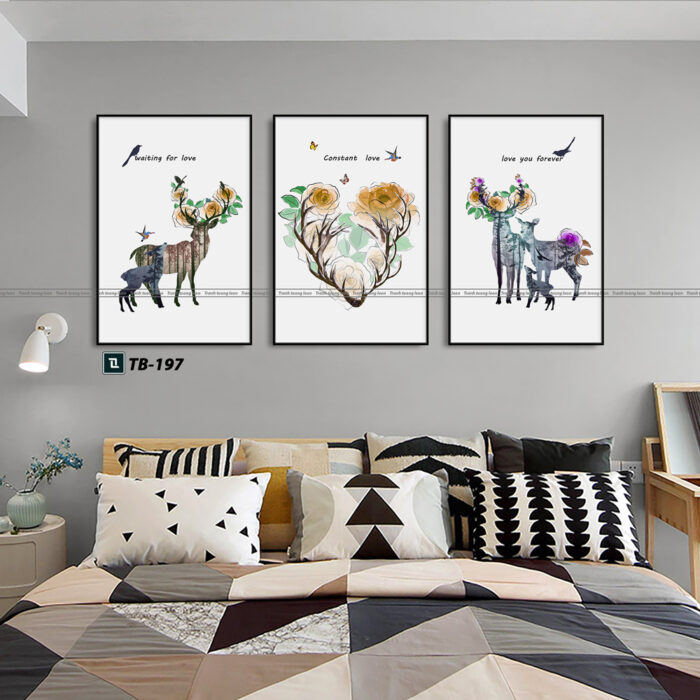 tranh canvas hiện đại cho phòng khách