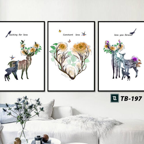 tranh canvas hiện đại cho phòng khách