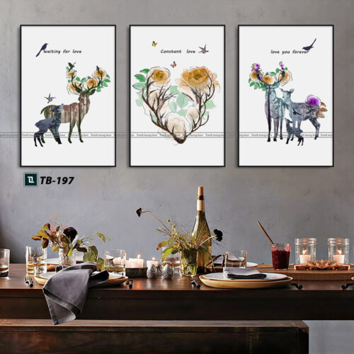 tranh canvas hiện đại cho phòng khách