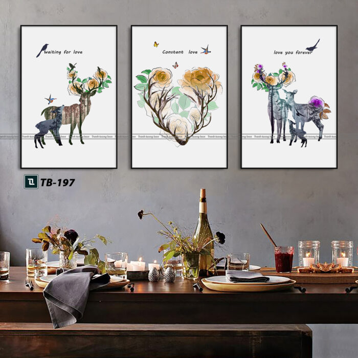 tranh canvas hiện đại cho phòng khách