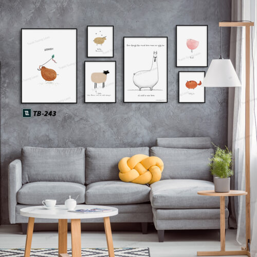 tranh canvas cho phòng của bé