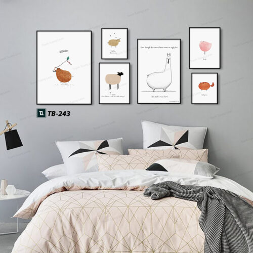 tranh canvas cho phòng của bé