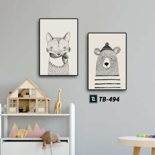 tranh canvas cho phòng của bé