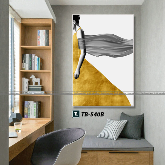 tranh canvas trừu tượng cho phòng làm việc