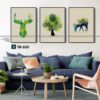 tranh canvas hiện đại cho phòng khách