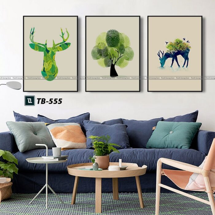 tranh canvas hiện đại cho phòng khách