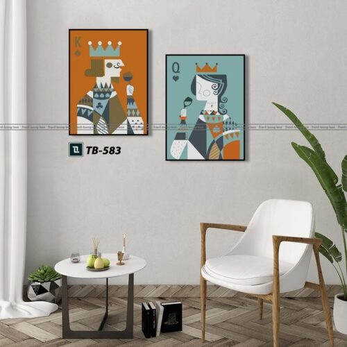 tranh canvas cho phòng khách, phòng làm việc