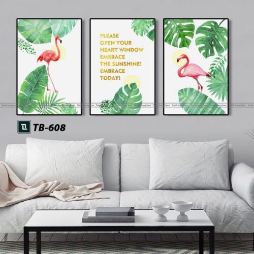tranh canvas hiện đại cho phòng khách
