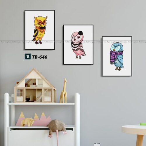 tranh canvas cho phòng của bé