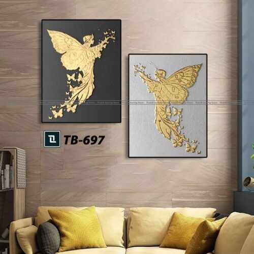 tranh canvas trừu tượng cho phòng làm việc